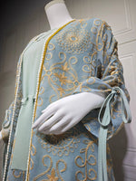 Embroidered Muslim Abaya Set - Meesal