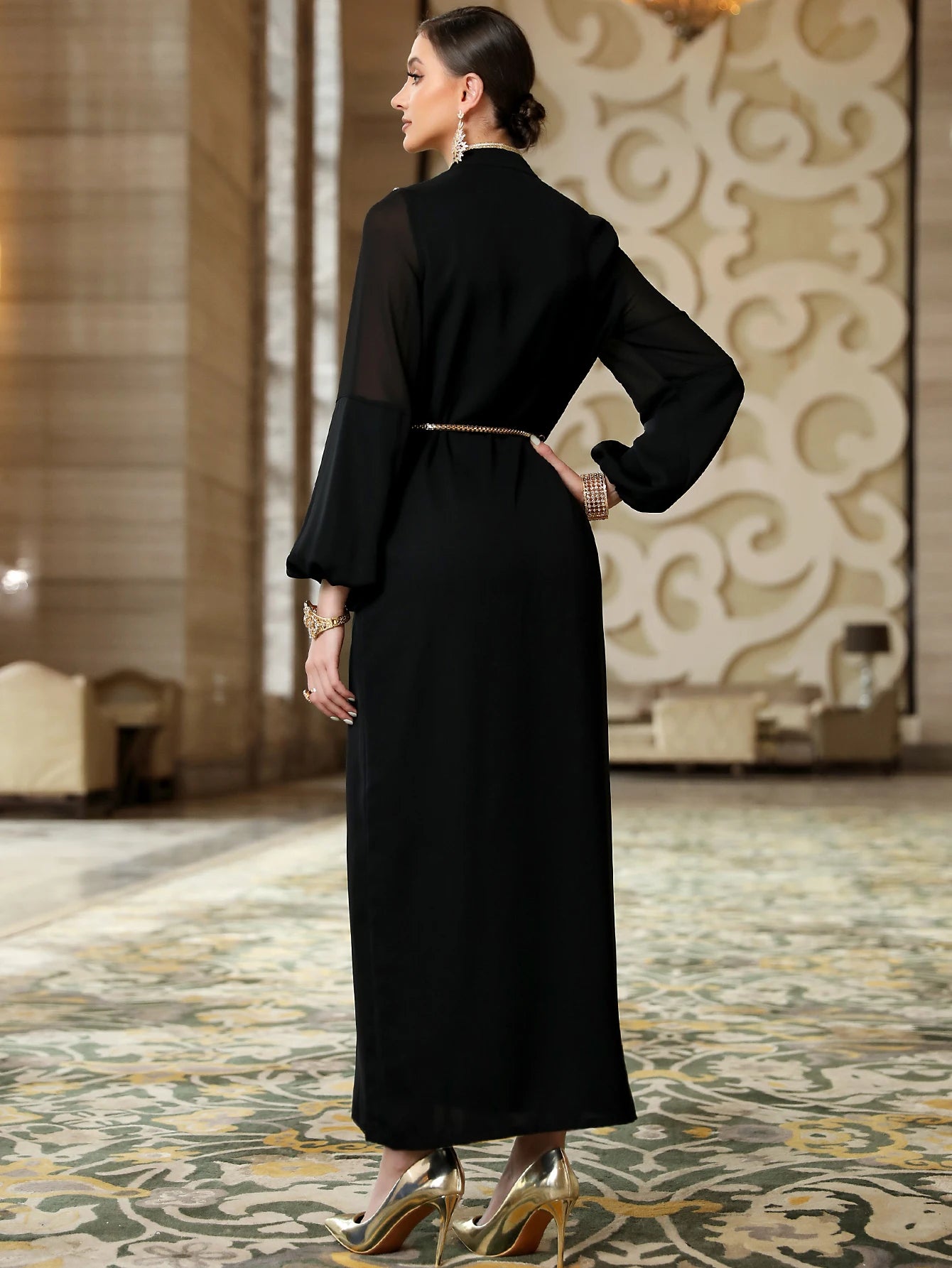 Autumn Muslim Women Dress - Meesal