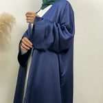 Middle East Kimono Open Abayas for Women Muslim Dress Dubai Kaftan Turkey Robe Islam Jalabiya Morocco Caftan Eid Ramadan Abaya - Meesal