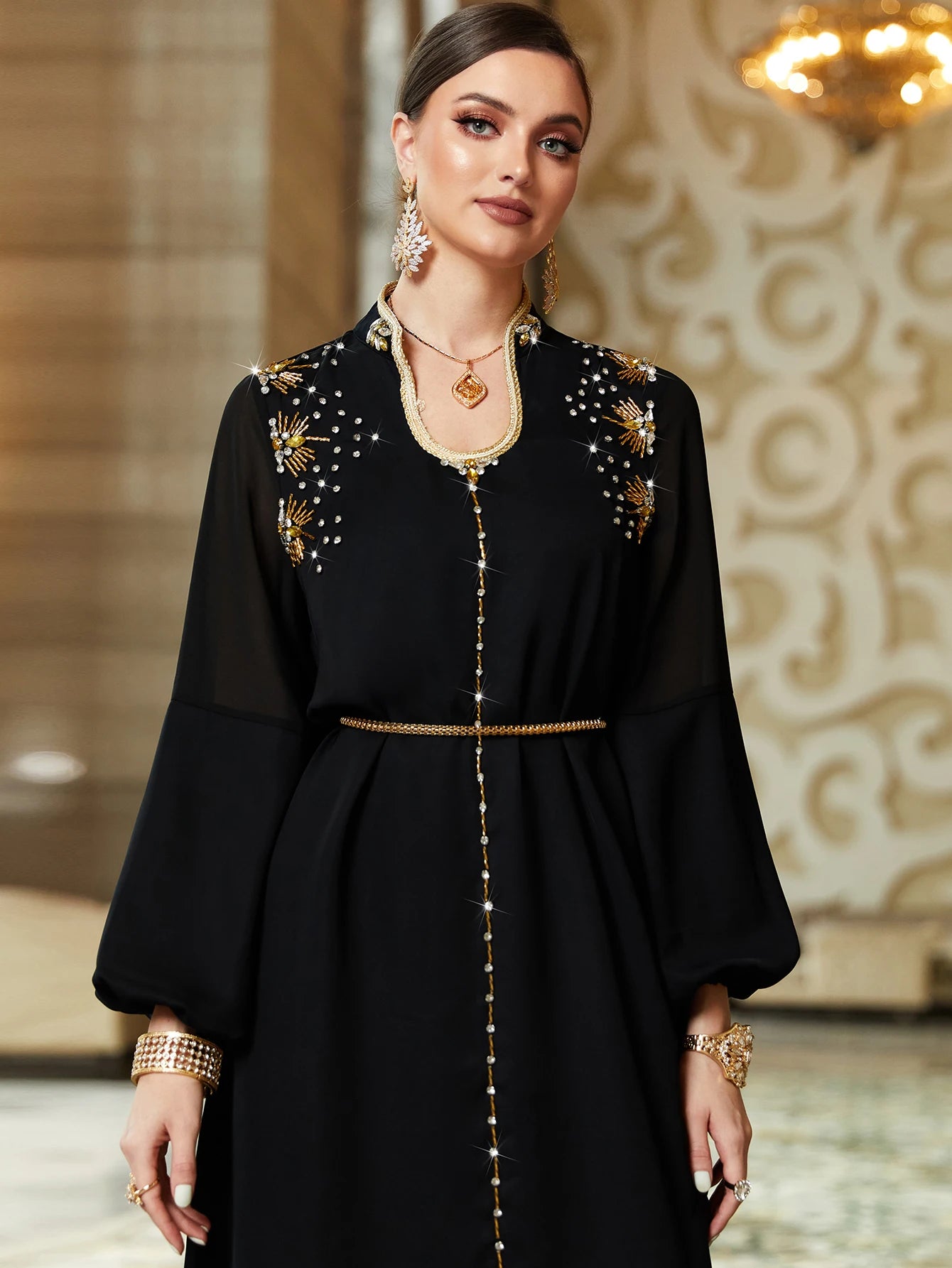 Autumn Muslim Women Dress - Meesal