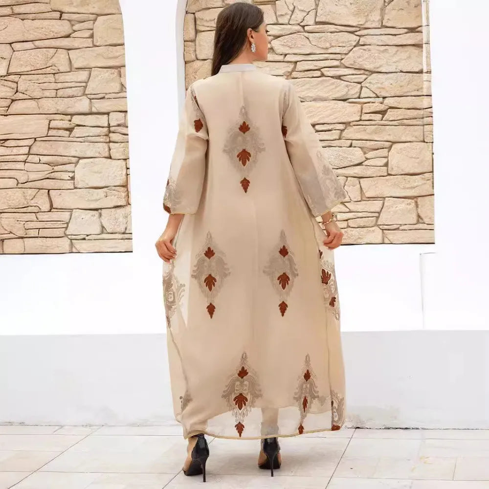 Floral Embroidered Dresses - Meesal