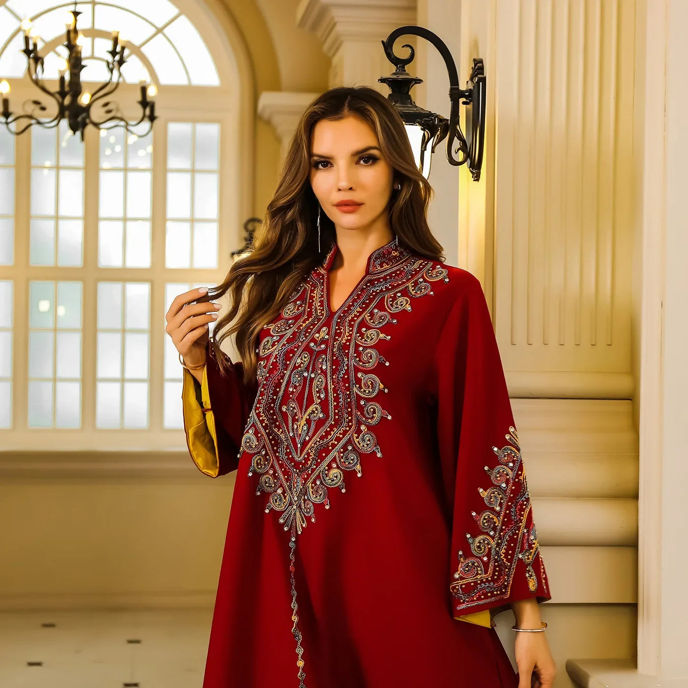 Abaya Embroidered Rope - Meesal