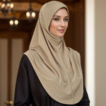 Solid Colour Turban Headscarf - Meesal