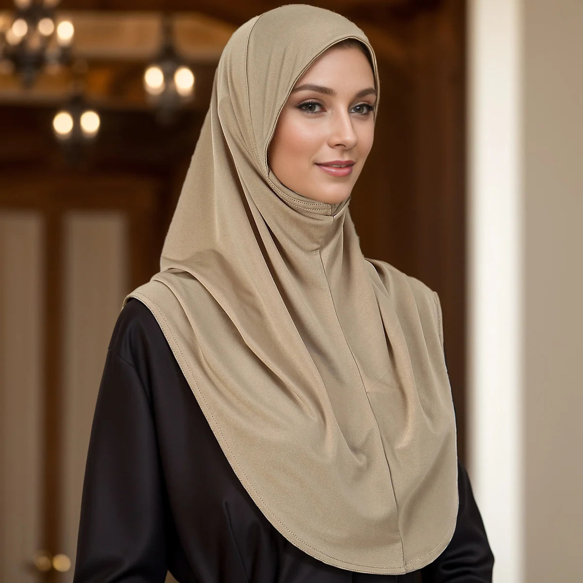 Solid Colour Turban Headscarf - Meesal