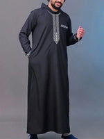 Moroccan Hooded Long Robe - Meesal