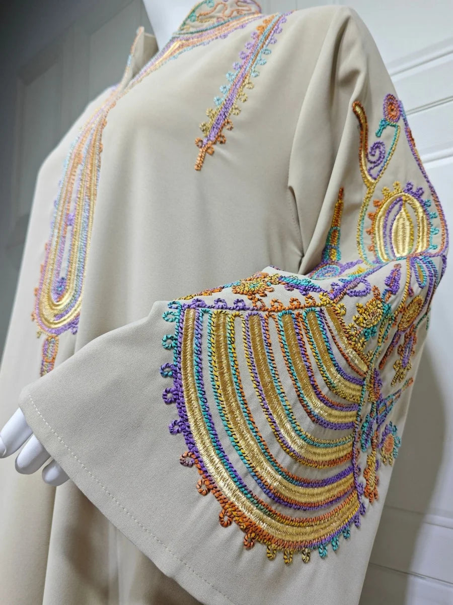 Floral Embroidery Dress - Meesal
