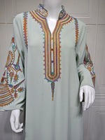 Floral Embroidery Dress - Meesal