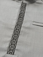 Stand collar thobe - Meesal