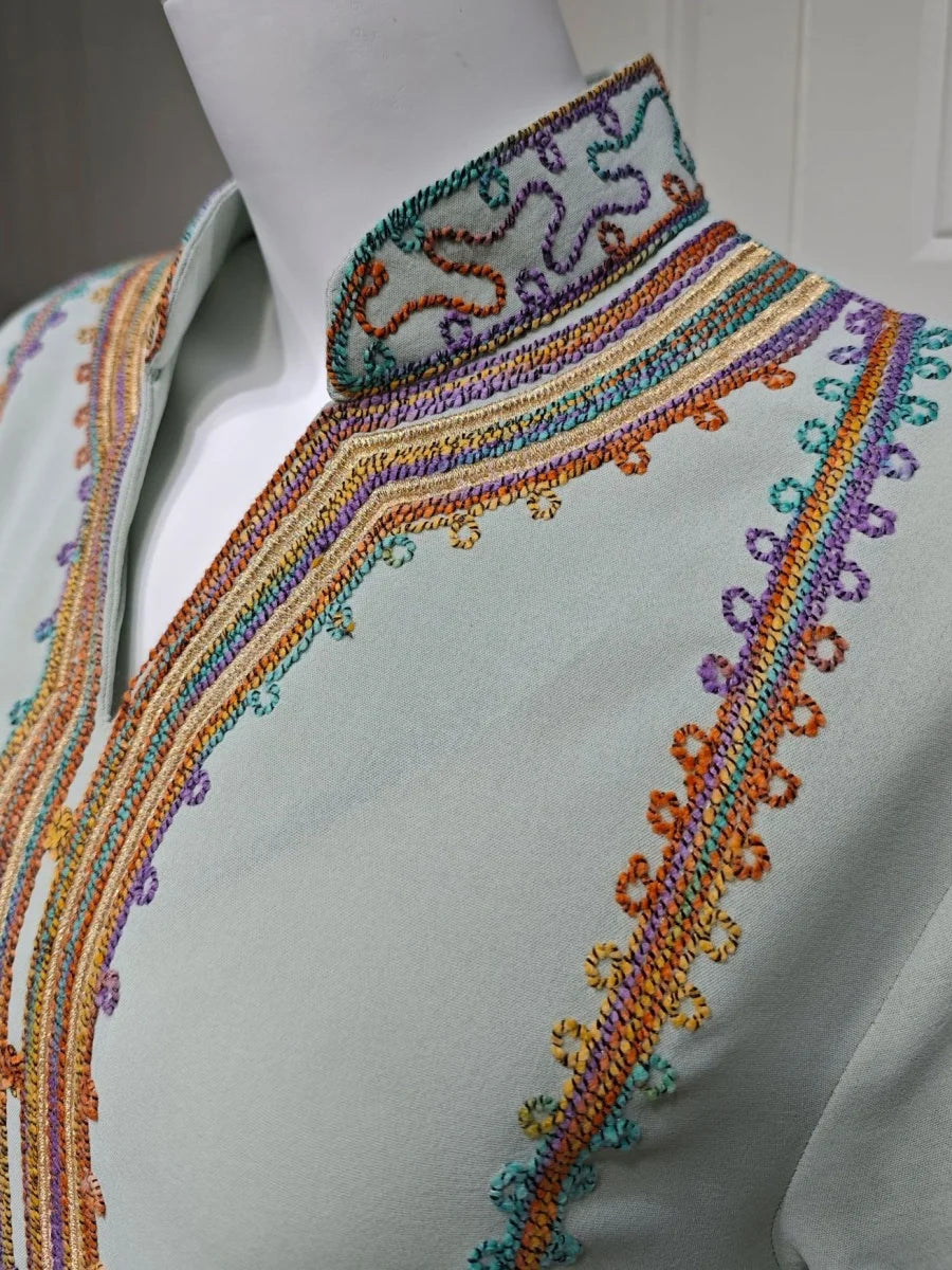 Floral Embroidery Dress - Meesal