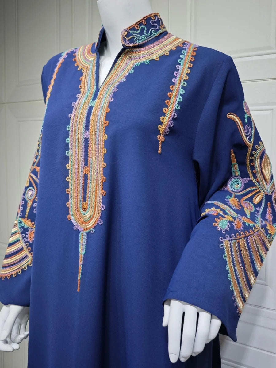 Floral Embroidery Dress - Meesal
