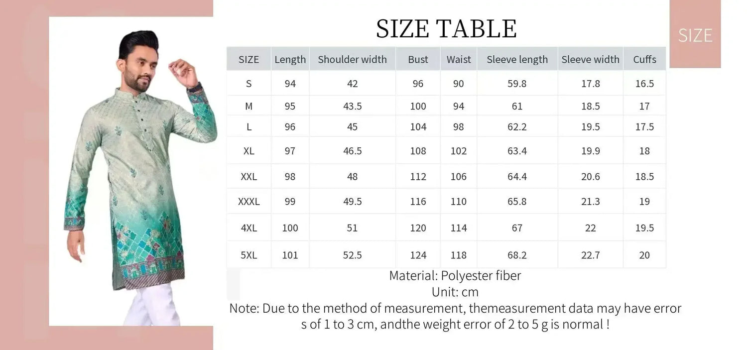 Arabic Casual Male Shirt Kaftan - Meesal