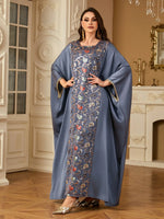 Eid Djellaba Satin Kimono Open Abayas Dubai Luxury Muslim Dress for Women Turkey Kaftan Kebaya Ramadan Morocco Caftan Jalabiya - Meesal