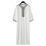 Elegant Embroidery Men's Robe - Meesal