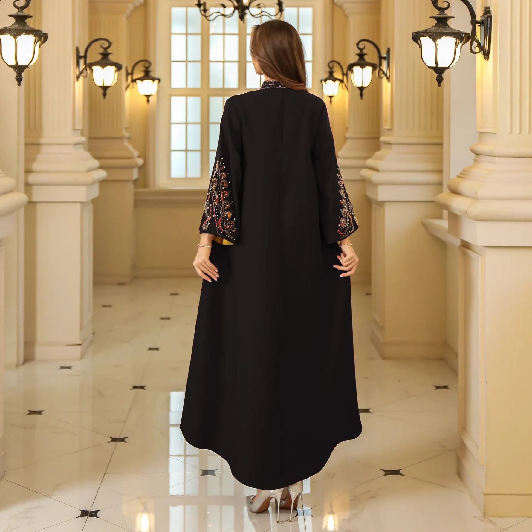 Abaya Embroidered Rope - Meesal