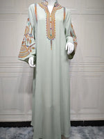 Floral Embroidery Dress - Meesal