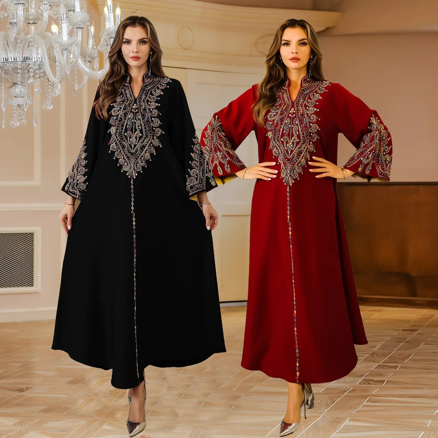 Abaya Embroidered Rope - Meesal