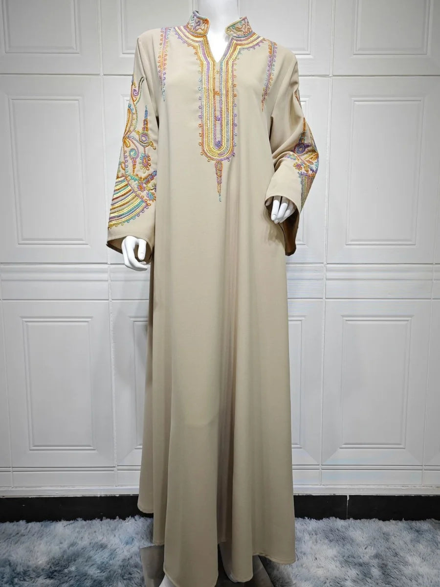 Floral Embroidery Dress - Meesal