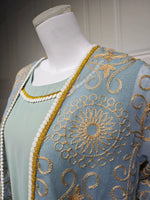 Embroidered Muslim Abaya Set - Meesal
