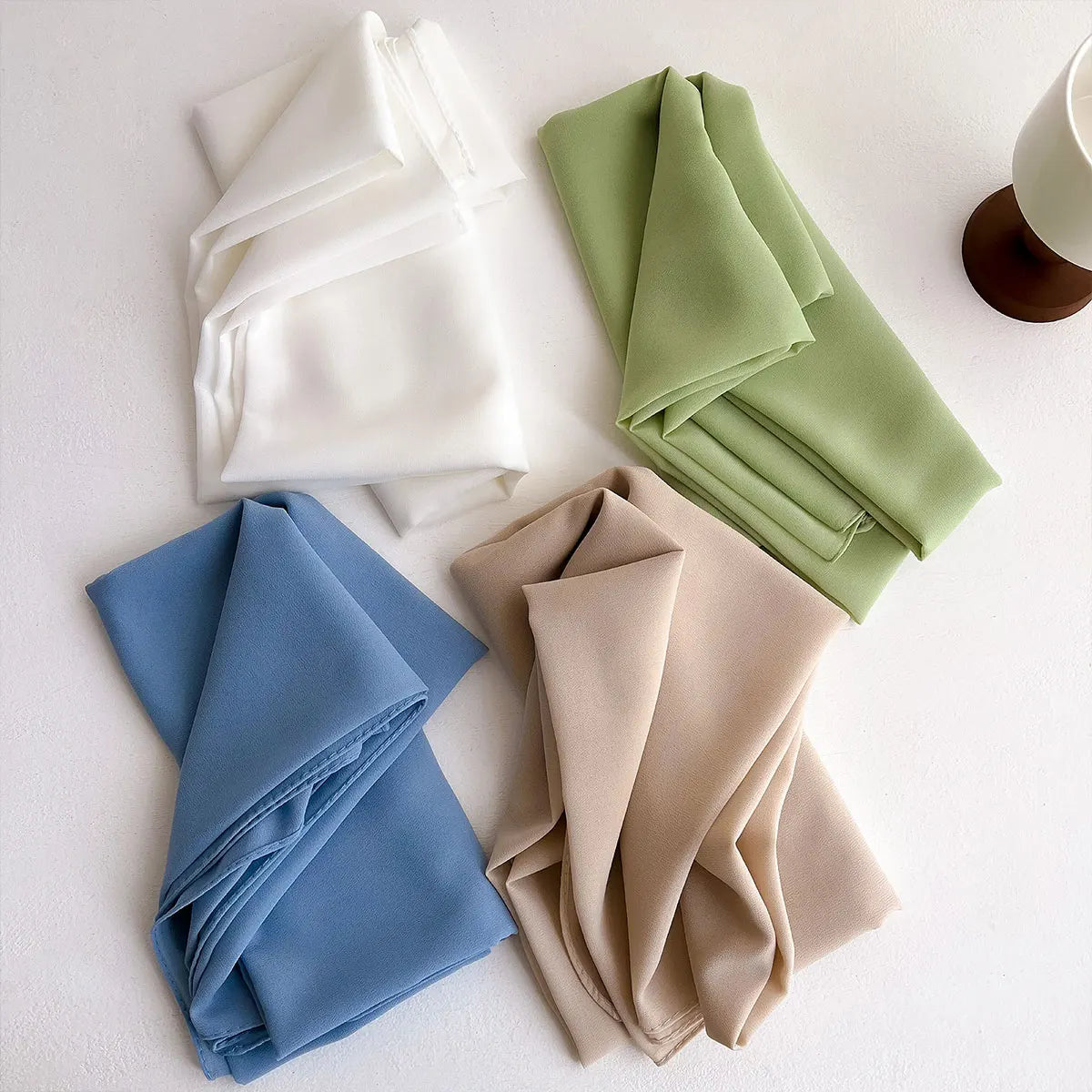 2025 Women Chiffon Hijab Scarf Premium Chiffon Muslim Hijabs Plain Good Stitching Maxi Wrap Musulman Femme Solid Color Shawls - Meesal
