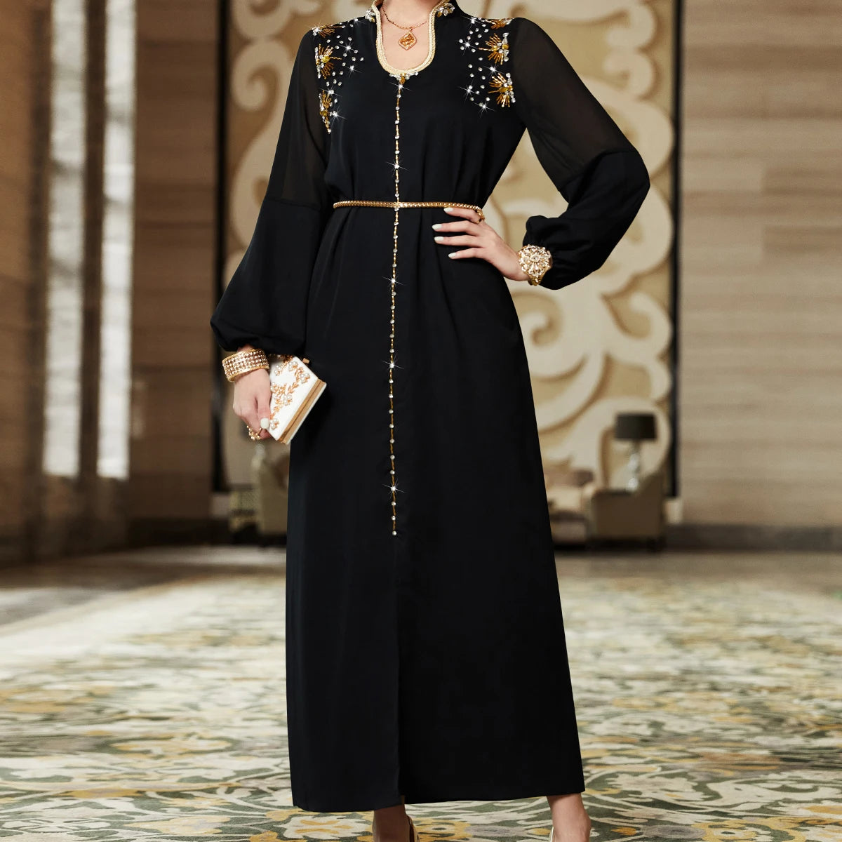 Autumn Muslim Women Dress - Meesal