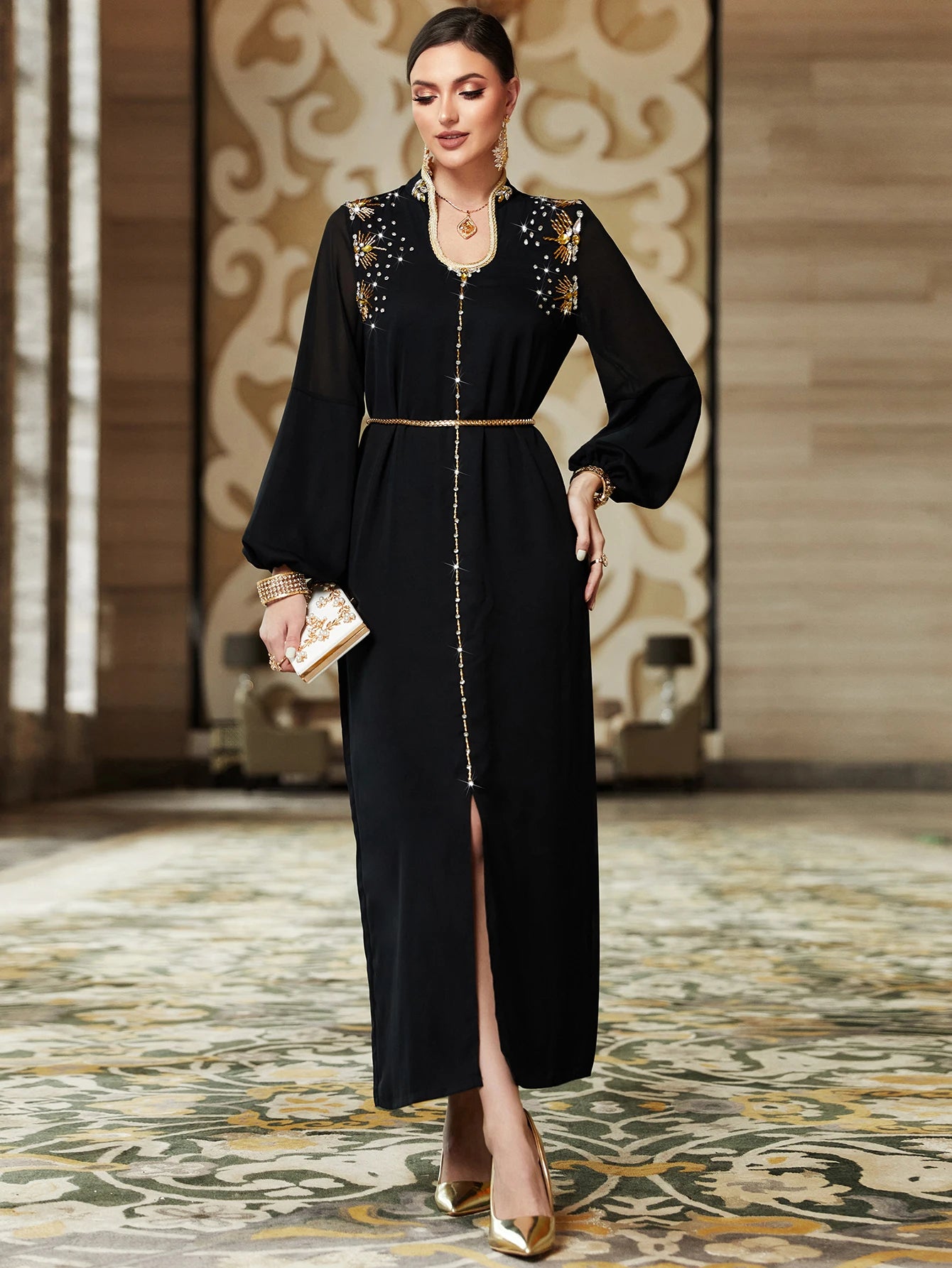 Autumn Muslim Women Dress - Meesal