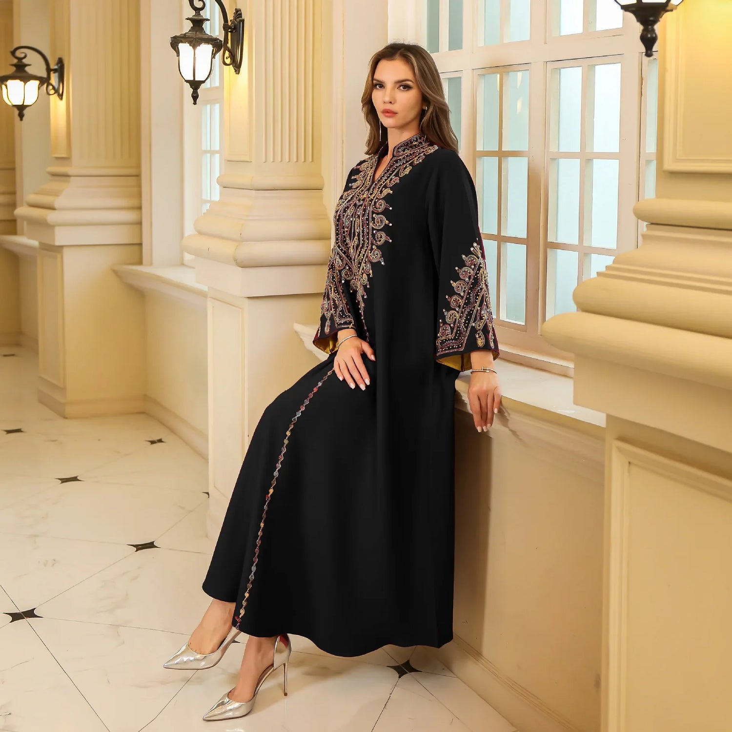Abaya Embroidered Rope - Meesal