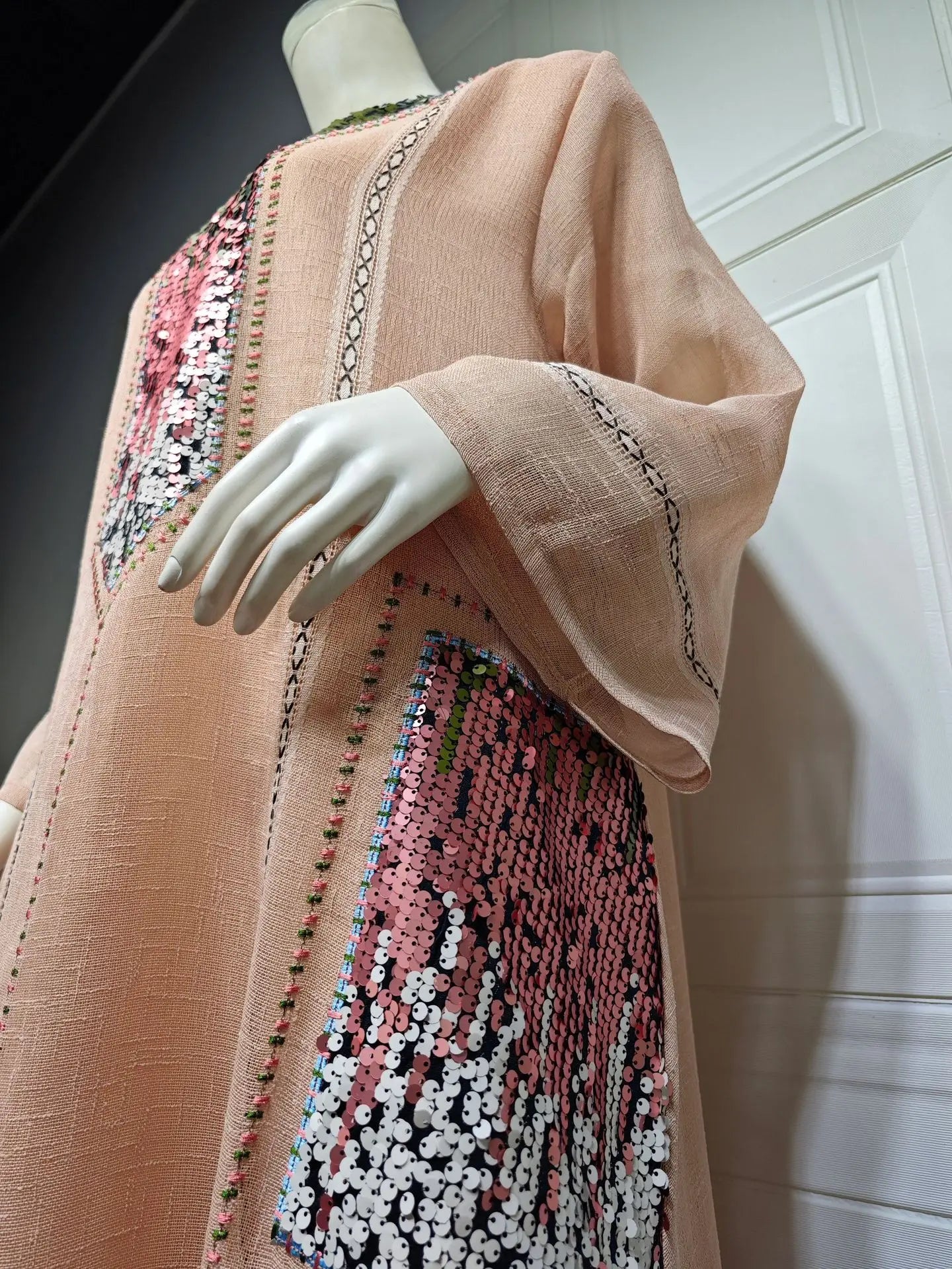 Luxury Arab Sequins Abaya - Meesal