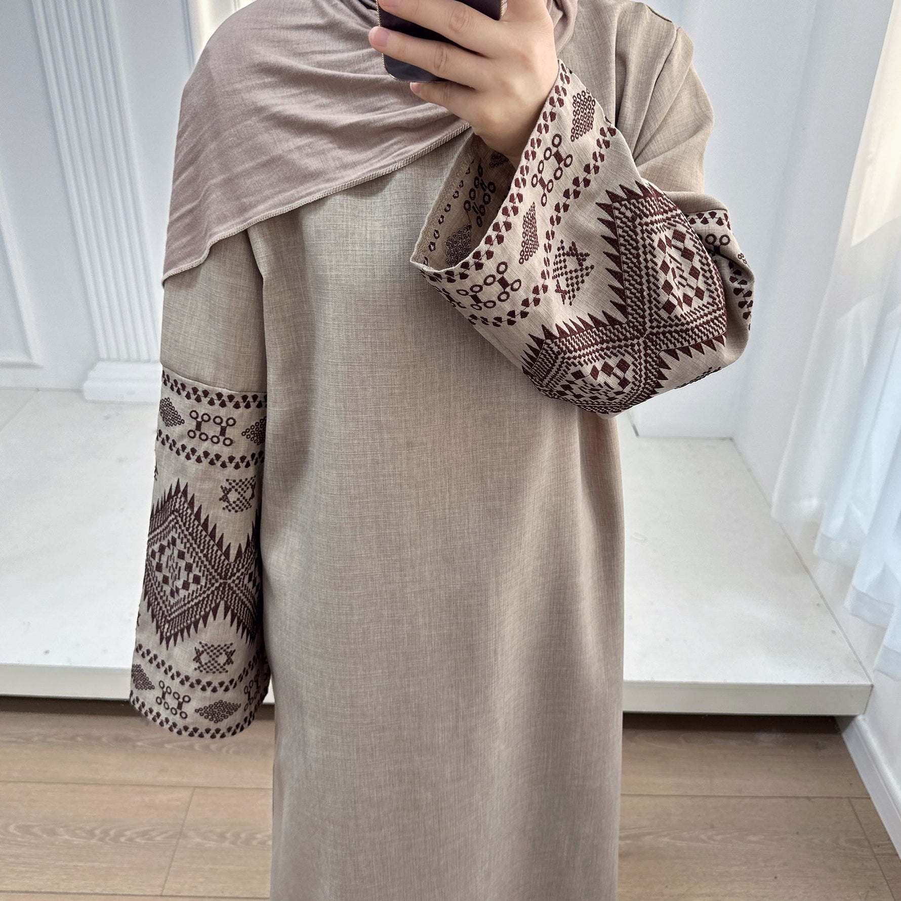 Fashion Embroidered DUBAI Turkish Party Robe - Meesal