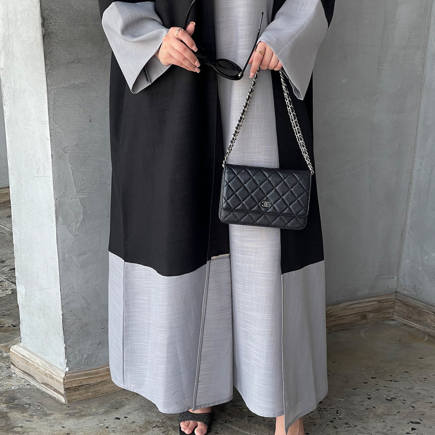 Fashion Stitching DUBAI Turkish Elegant Robe - Meesal