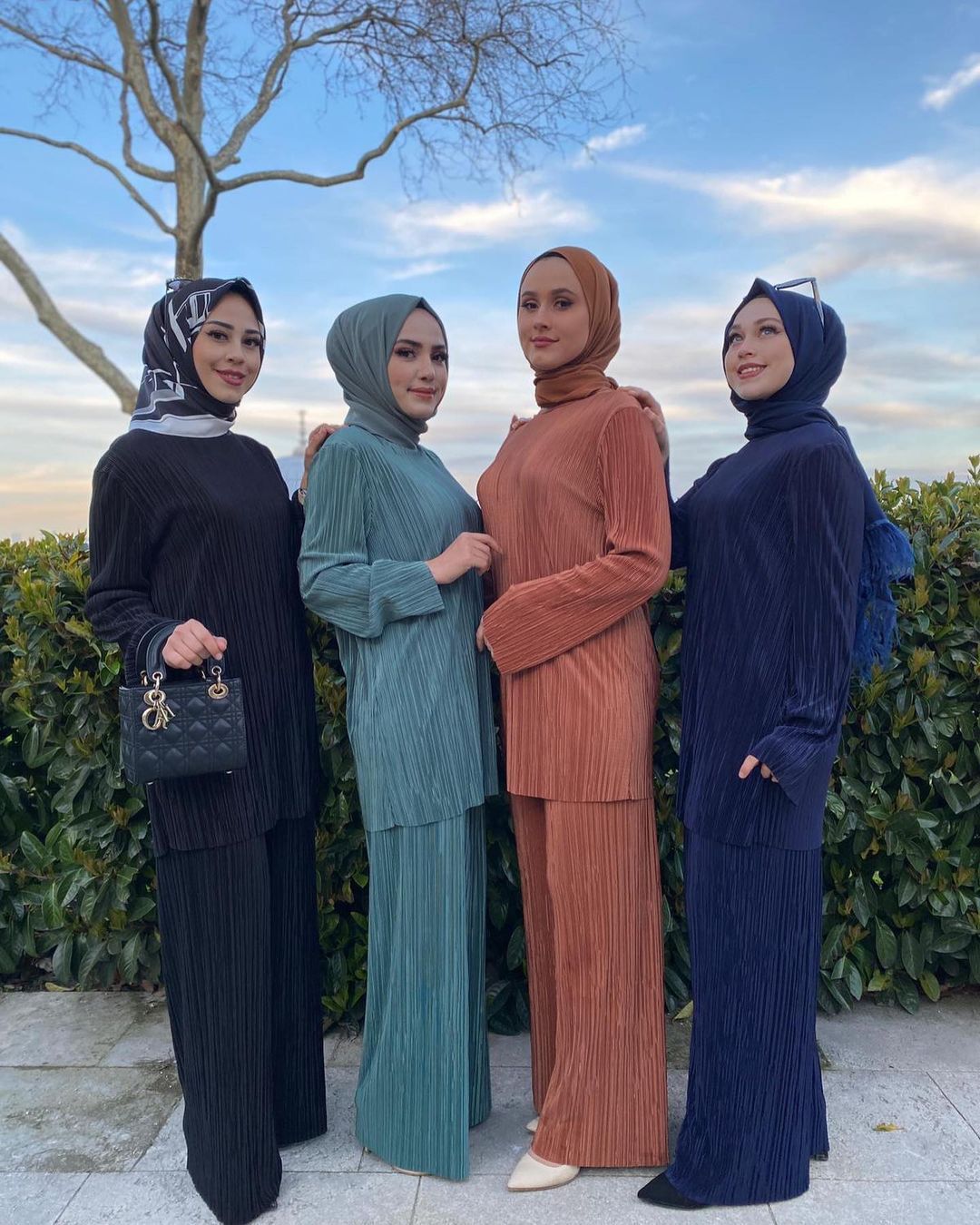 Ethnic Style Loose Casual Pleated Suit Southeast Asian Arab Women's Clothing - Meesal