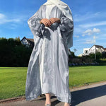 Puff Sleeve Cardigan Summer European And American Dubai Elegant Coat - Meesal