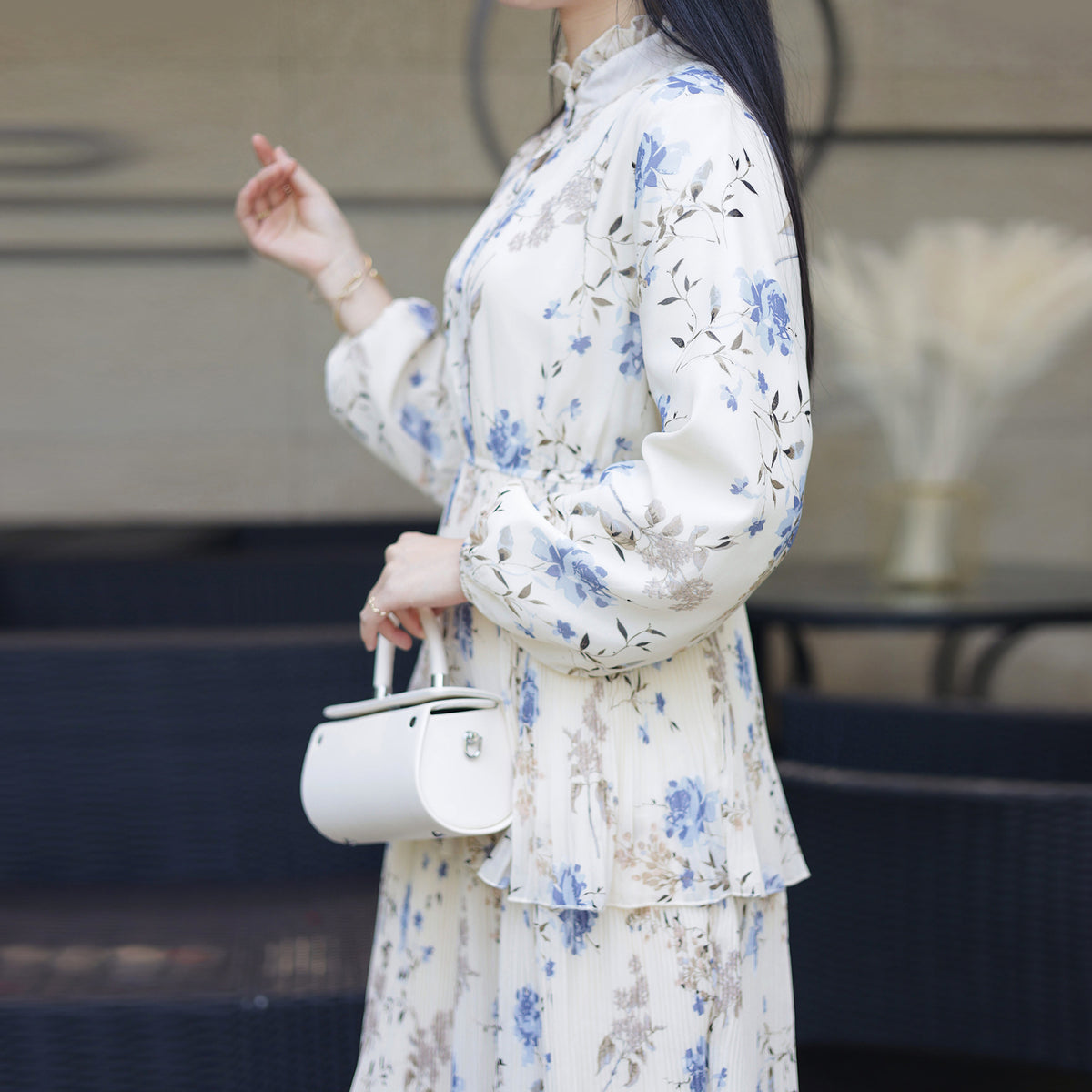 European And American Middle East Pure Meiqi Printed Dress - Meesal