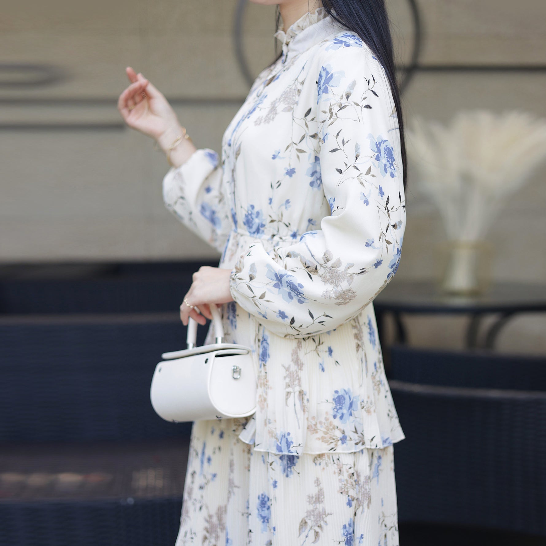 European And American Middle East Pure Meiqi Printed Dress - Meesal