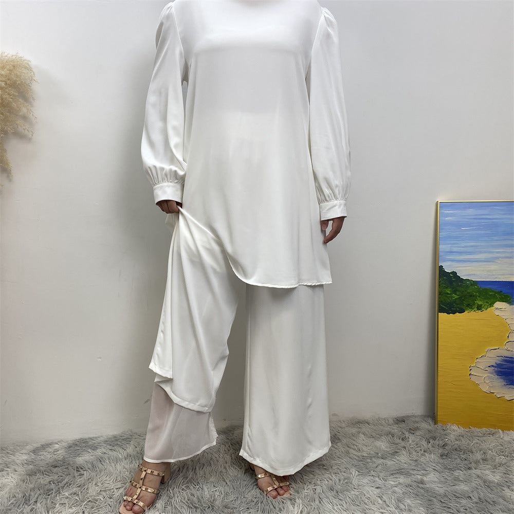 Middle East Dubai Loose Casual Muslim Suit - Meesal