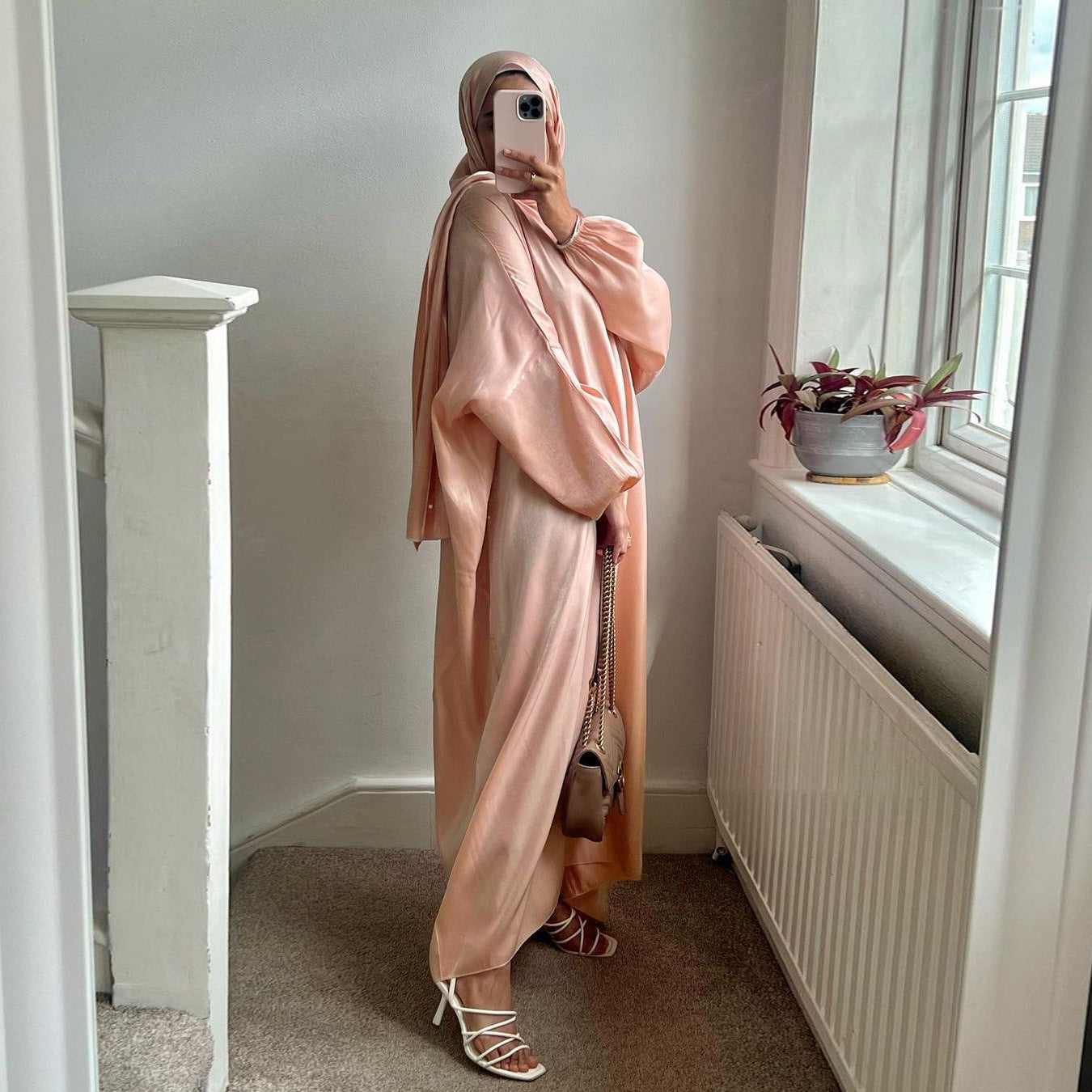 Middle East Dubai Muslim Robe Women's Clothing With Headscarf - Meesal
