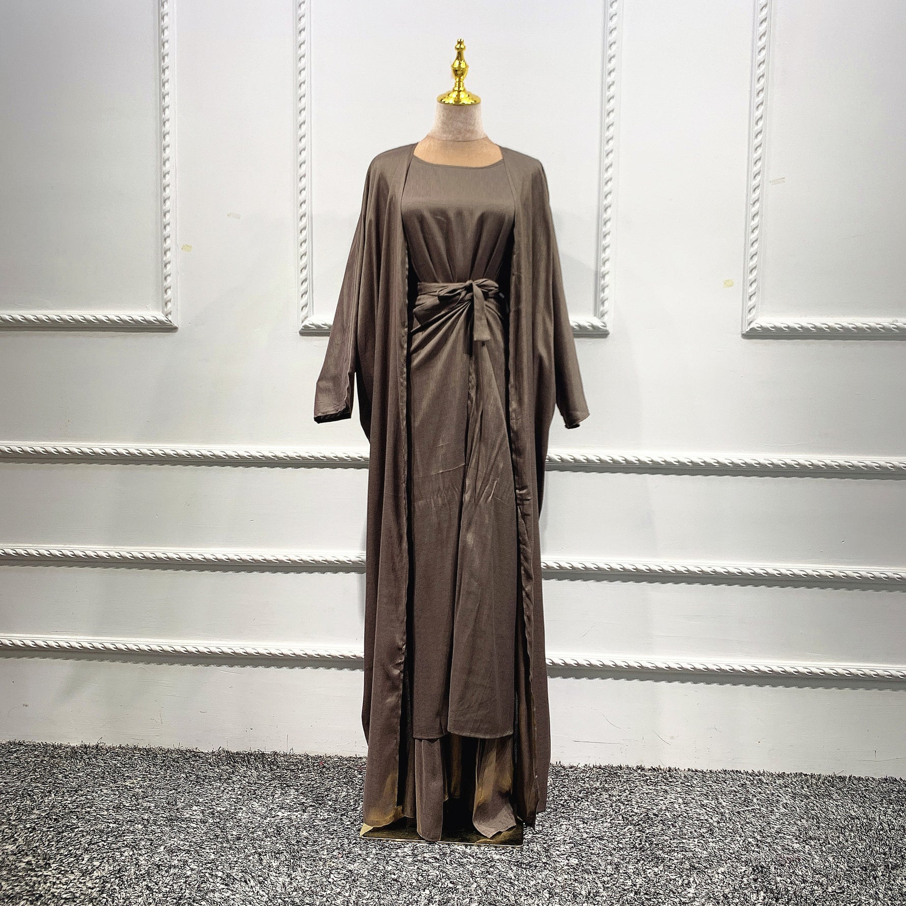 Ensemble Femme Musulmane Kaftan Abaya Dubai Turkey Islam - Meesal