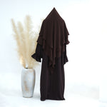 Middle East Dubai Turkey Solid Color Dress Leisure - Meesal
