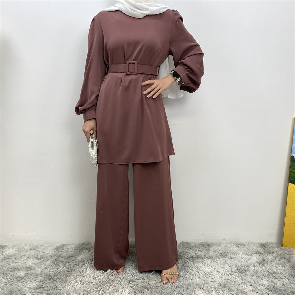 Middle East Dubai Loose Casual Muslim Suit - Meesal