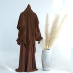 Middle East Dubai Turkey Solid Color Dress Leisure - Meesal