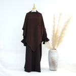 Middle East Dubai Turkey Solid Color Dress Leisure - Meesal