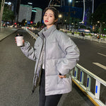 Thicken Cotton Clothes Korean Style Bright Leather Student Fashion - Meesal