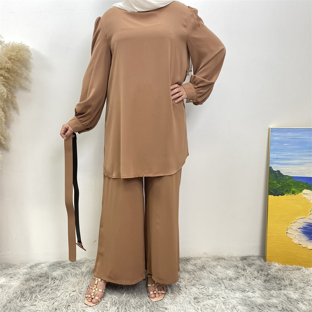 Middle East Dubai Loose Casual Muslim Suit - Meesal