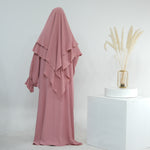 Middle East Dubai Turkey Solid Color Dress Leisure - Meesal