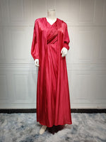 Bright Silk Dress DUBAI Turkish Robe - Meesal