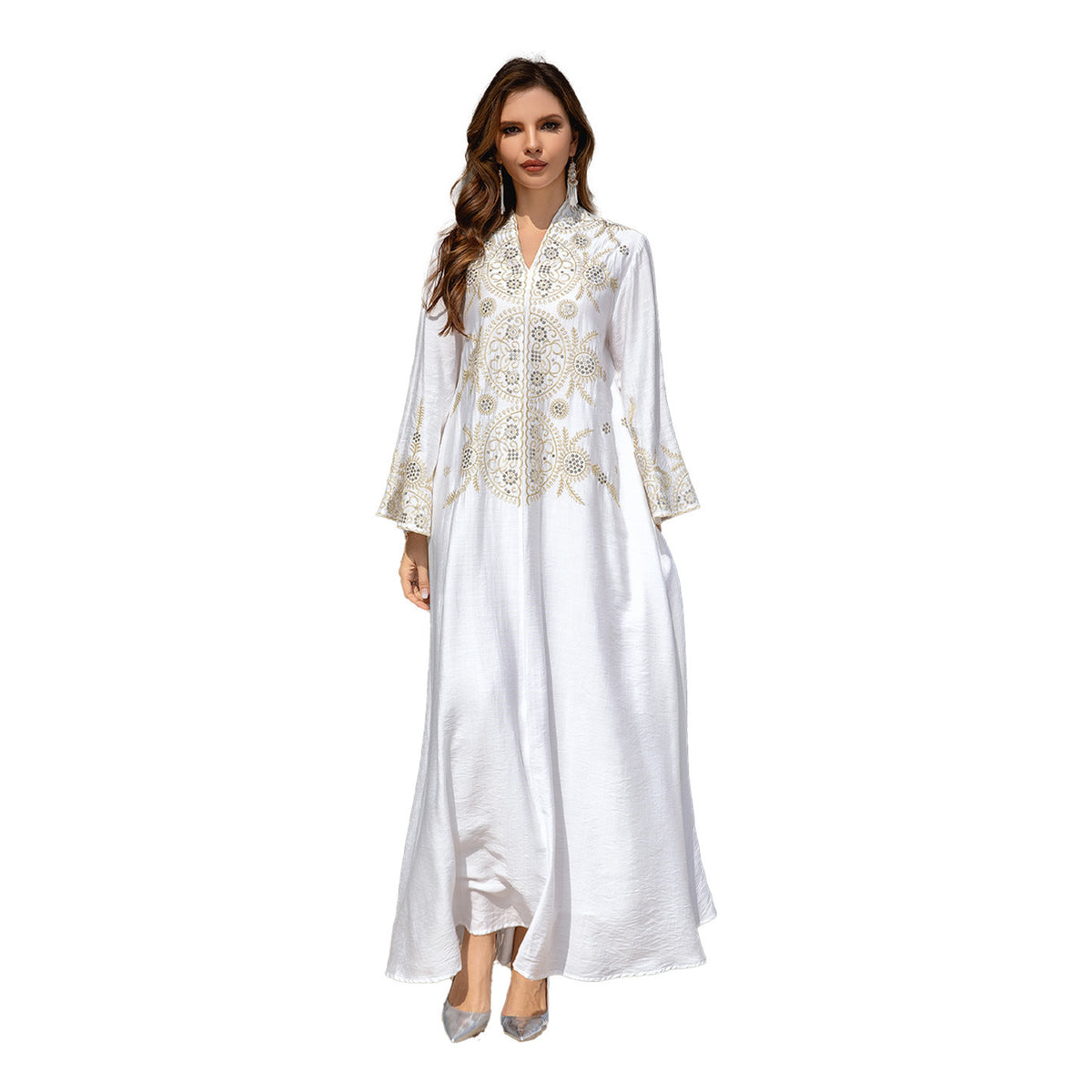 Muslim Women's Wear Robe Middle East Dubai Dress - Meesal